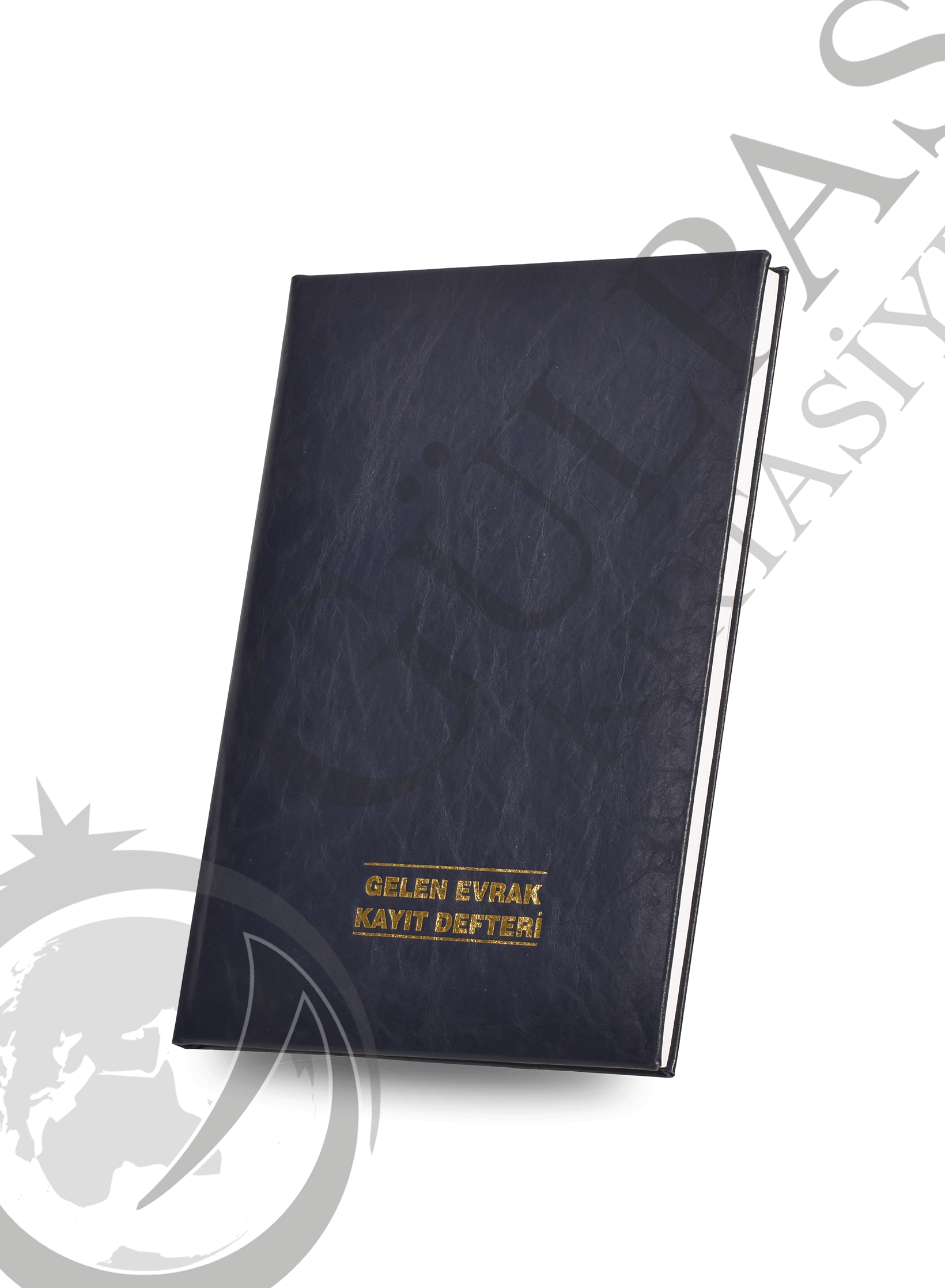 GELEN EVRAK KAYIT DEFTERİ - 100 YAPRAK - SUNİ DERİ CİLTLİ 